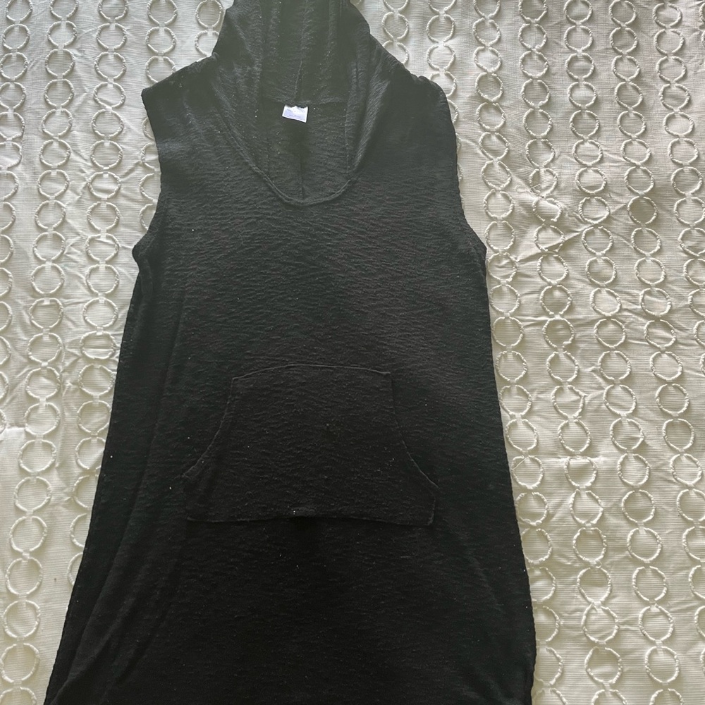Hooded see through dress for the pool or beach